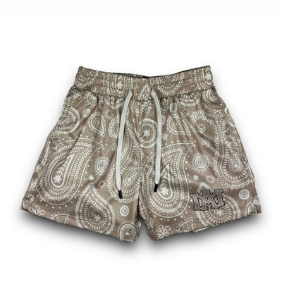 Women’s Paisley Mesh Shorts