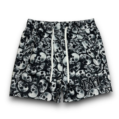 Skull Mesh Shorts