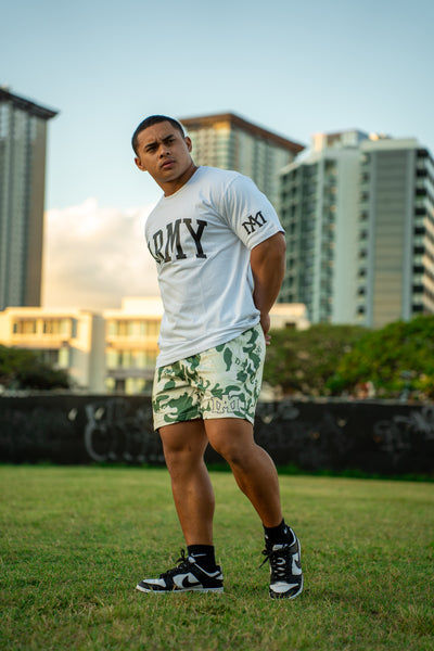 Camo Mesh Shorts